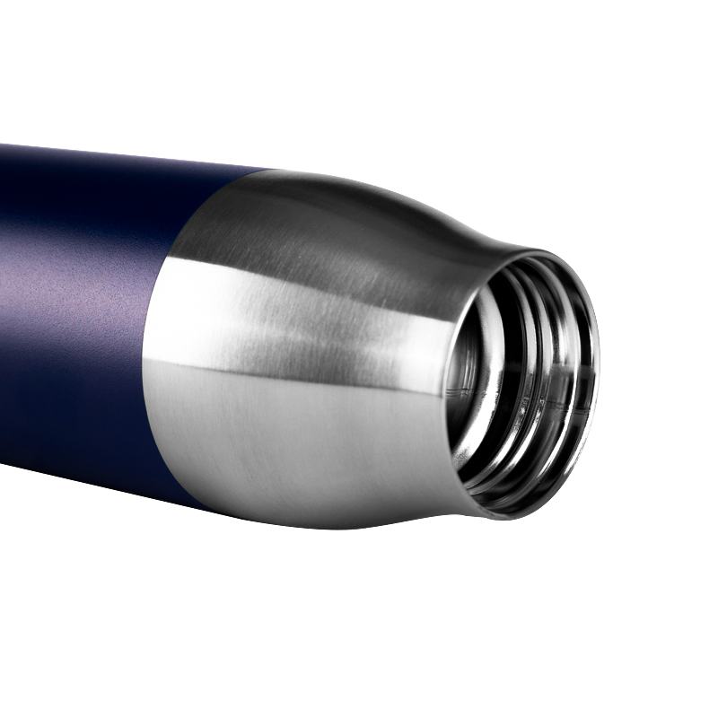 detail of 650ml Stainless steel powder coated sports travel water flask for school