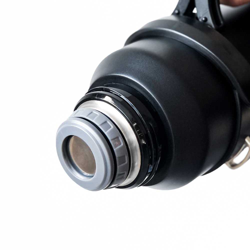 detail of 1.8L Stainless steel vacuum insulated sports water jug with handle