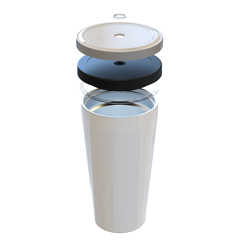 detail of Insulated Tumbler With Straw