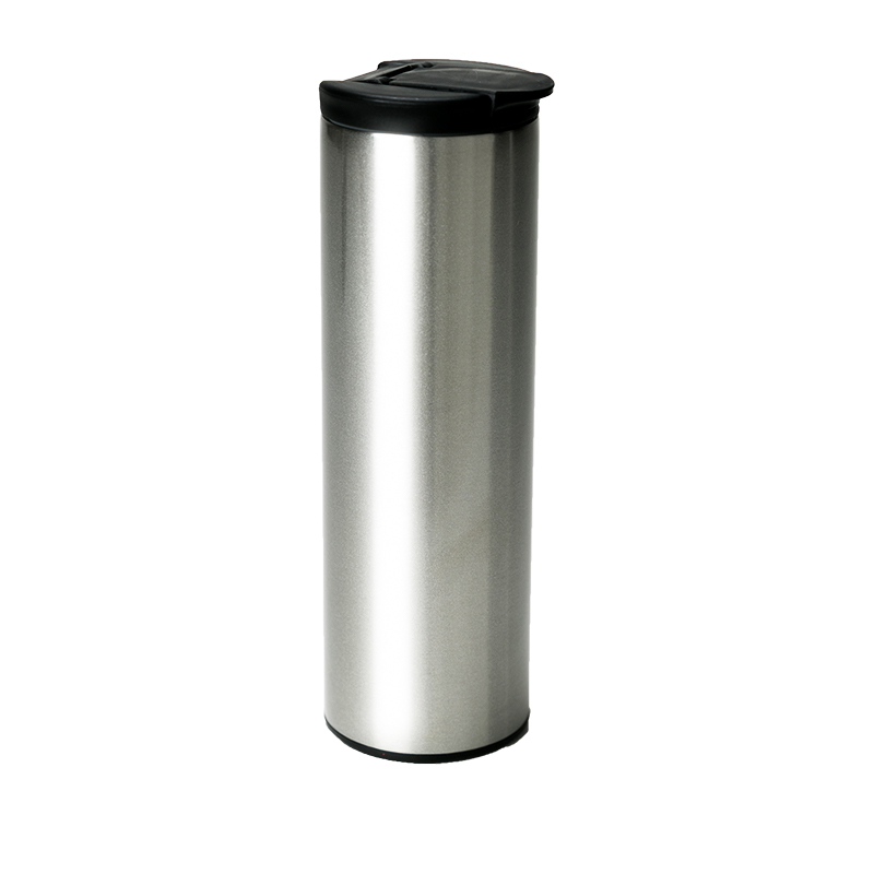 detail of 350ml Stainless steel vacuum insulated slim coffee cup with seal lid