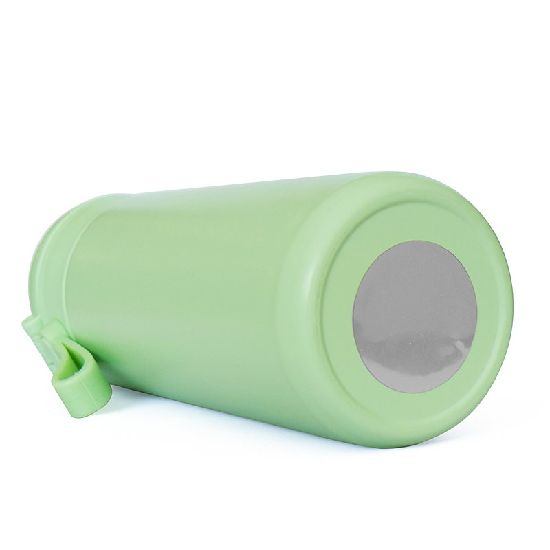 detail of 400ml Stainless steel vacuum water flask with full leak proof auto flip lid