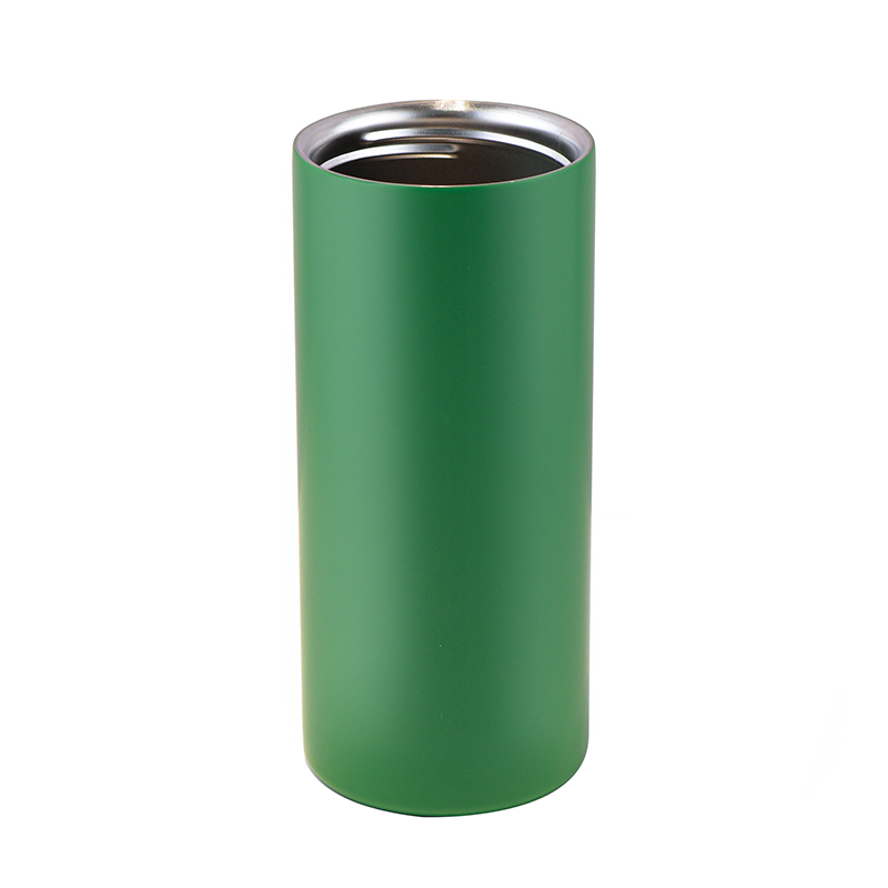 detail of 350ml Stainless steel vacuum insulated slim coffee cup with seal lid