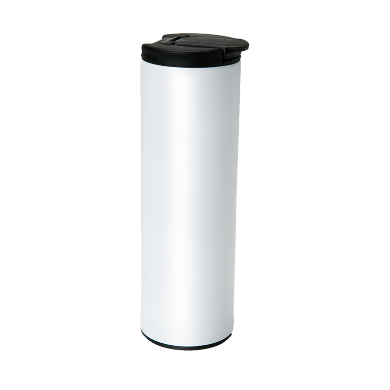 detail of 350ml Stainless steel vacuum insulated slim coffee cup with seal lid